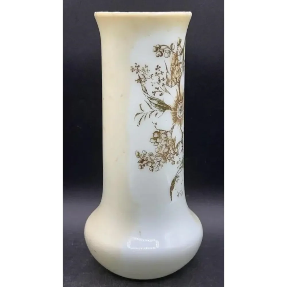 VTG Takahashi Soft Flower San Francisco Bud Vase Hand-Painted 11.5